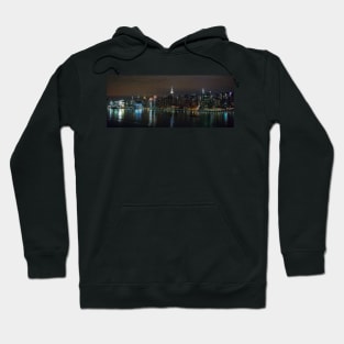 Manhattan skyline by night Hoodie